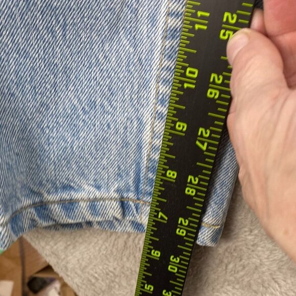 Lands End Mens Jeans 42x29 Regular Light Wash Denim Made In USA - Picture 2 of 6